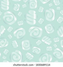 Blue gradient shapes seamless vector pattern. Pastel colored surface print design for fabrics, stationery, scrapbook paper, gift wrap, home decor, wallpaper, gift wrap, textiles, and packaging.