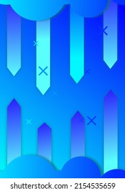 blue gradient sky blue abstract background. can be used as wallpaper, poster or something else