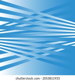 Blue gradient slant horizontal stripe pattern seamless abstract vector. Straight lines. Fabric design. Beautiful shades.