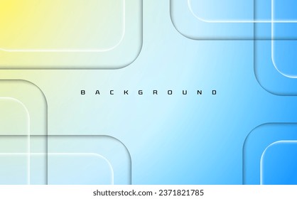 Blue gradient soft line futuristic abstract background design