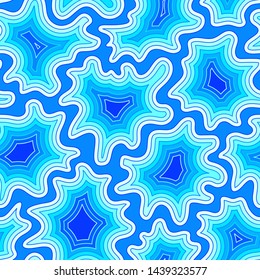 blue gradient splashes. abstract water texture. scientific vector pattern