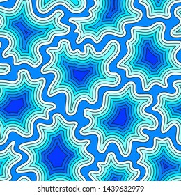 blue gradient splashes. abstract water texture. scientific vector pattern