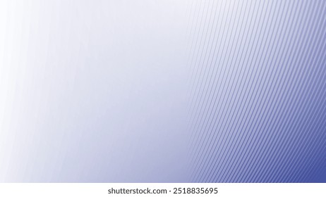 Gradiente azul com plano de fundo abstrato de linhas de listras para plano de fundo ou apresentação
