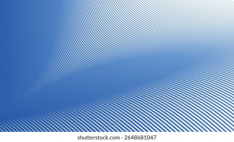 Gradiente azul con rayas línea de fondo sin patrón para el Web de tela moderna y diseño digital