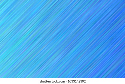 Blue Gradient Stripes Vector Background. Variable Color Diagonal Lines Texture. Cobalt Blue to Turquoise Aqua Fade Backdrop. Hatching Strokes Surface.