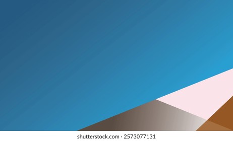 Blue gradient studio room, abstract background pattern, walls and floor reflect  lights, dark tones and feel background. Future technology.