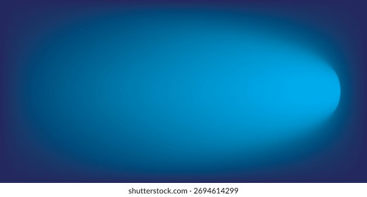 Blue gradient studio room, abstract background pattern, walls and floor reflect neon lights, dark tones and feel speed of digital technology