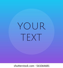 Blue gradient template with place for your text
