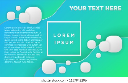 blue gradient ui/ux color background template