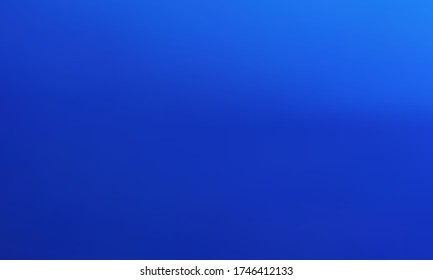 Blue gradient vector backdrop with blurred texture. Soft digital graphic design. Trendy blue color gradient background for business covers. Vivid blurry banner or poster backdrop.