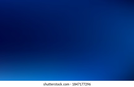Blue gradient vector background with blurred texture. Soft digital graphic design. Trendy blue color gradient background for business covers. Vivid blurry banner or poster backdrop.