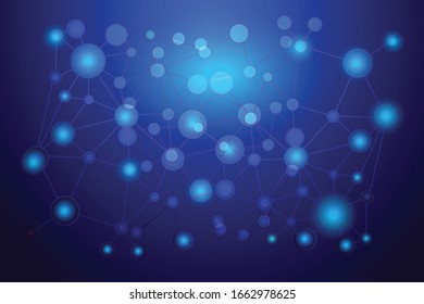 Blue gradient vector illustration for the background