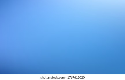 Papel de pared vectorial de gradiente azul con textura borrosa. Diseño gráfico digital liso. Fondo de degradado de color azul vacío para las cubiertas de negocios. Banner de fondo o afiches borrosos y vivos.