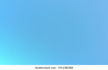 Blue gradient vector wallpaper with blurred texture. Smooth digital graphic design. Trendy blue color gradient background for business covers. Web or brochure backdrop, sky, ice, underwater concept