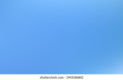 Blue gradient vector wallpaper with blurred texture. Smooth digital graphic design. Simple blue color gradient background for business covers. Presentation or card backdrop, cool wrapping paper