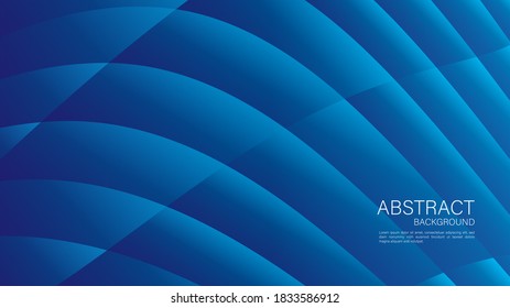 Blue gradient wave abstract background. vector cover design. graphic design. Minimal Texture. creative backgrounds template for flyer, banner, web page, book, card, advertisement