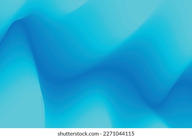 blue gradient wave abstract background. modern graphic for landing page and computer desktop background. 3d vector