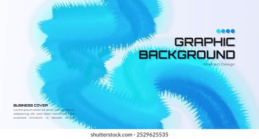 blue gradient wavy fluid brush abstract background, blending like feathers