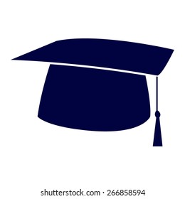 Blue Graduation cap