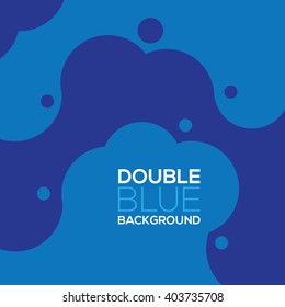 Blue Graphic Background Vector Illustration