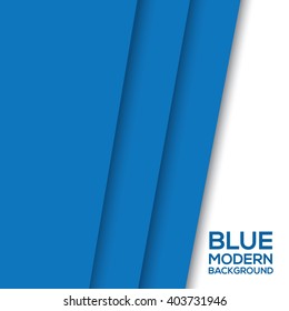 Blue Graphic Background With White Space