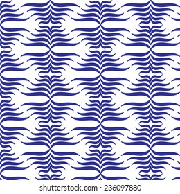 Blue graphic pattern abstract vector background.