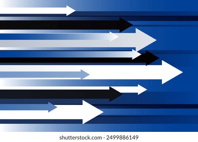 Flechas azules y grises Fondos gráficos Negocios