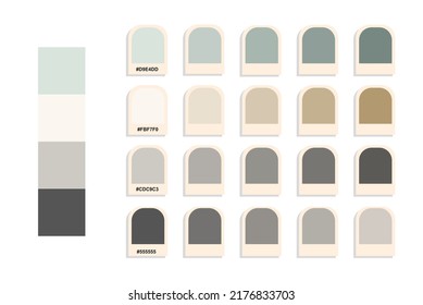 Blue gray black color palette, cold colors catalog, colour matching, rgb pantone colors, harmonious colours palette sample, design and edit idea, compatible color codes