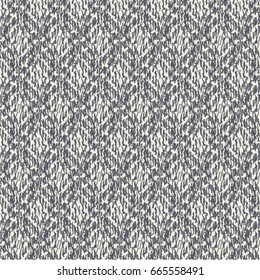 Blue gray carpet with geometric motif. Abstract vector.