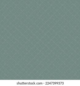 Baldosas de cerámica gris azul, divididas en cuadrados pequeños por varias líneas delgadas dibujadas de manera oblicua por arañazos. Patrón marcado en una pared plana. Una losa de piedra terminada. vector abstracto.