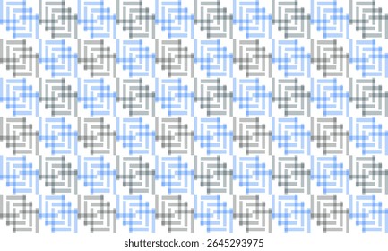 Quadriculado azul e cinza, plano de fundo abstrato com quadrículas tira transversal padrão de repetição sem emenda, design de imagem de padrão repleto para impressão de tecido ou papel de parede ou empacotamento de impressão