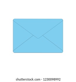 blue gray envelopes for correspondence