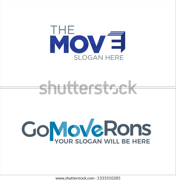 Blue\
gray line art word mark logo design concept suitable for\
transportation expedition service delivery\
business