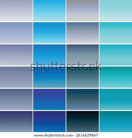 blue gray skies and water gradient effect vector backgrounds