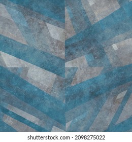 Blue and gray stripes geometric pattern concrete