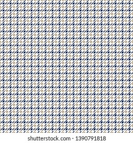 Blue and Gray Tattersall / Houndstooth Checked Plaid Pattern. Repeating Tile Backdrop Pattern.