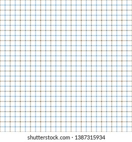 Blue and Gray Tattersall Plaid Pattern. Men's Fashion Textile Fabric. Repeating Tile Backdrop Pattern.