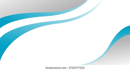 Fondo abstracto de la onda azul y gris. patrón blanco de la textura. Ilustración vectorial