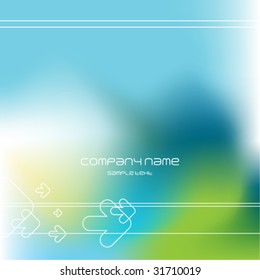 Blue Green abstract background texture - trendy business template with copy space
Contemporary texture with arrows
