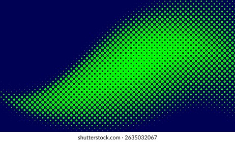 Blauw en groen abstracte kleur halftone achtergrond, eenvoudige moderne gestippelde textuur banner met kopieerruimte