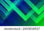 Blue and green abstract geometric background design. Vector illustration