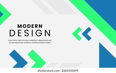 Blue and green abstract geometric background vector illustration