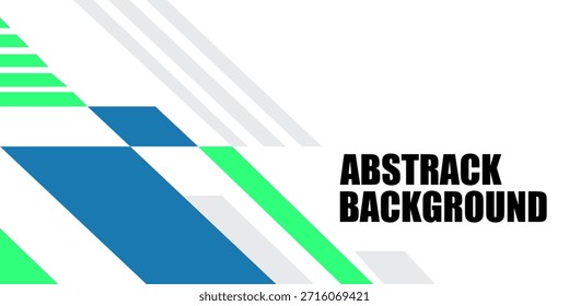 Blaue und grüne abstrakte geometrische Hintergrund Vektorgrafik