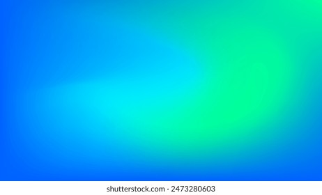 Blue and green abstract gradient mesh background nice for wallpaper or banner