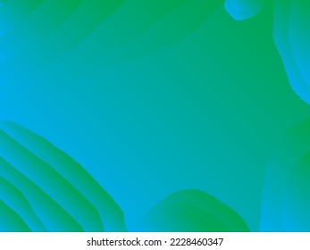 Ilustraciones de fondo de gradiente abstracto azul y verde para papel de pared, impresión, decoración y muchas más