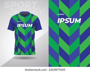 blue green abstract sports jersey football soccer racing gaming motocross cycling running