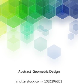 blue and green abstract vector background 