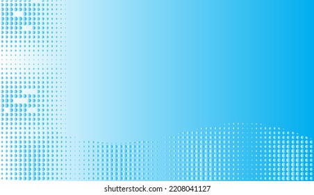 Blue and green abstract vector long banner. Minimal background with arrows and copy space for text. Facebook cover, web banner