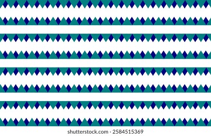 blue and green background, Abstract blue spiky horizontal strip line repeat seamless on white background, rapport patter print