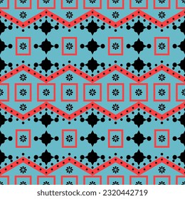 blue green background artificial pattern Simple color scheme, easy to use, seamless, beautiful fabric.